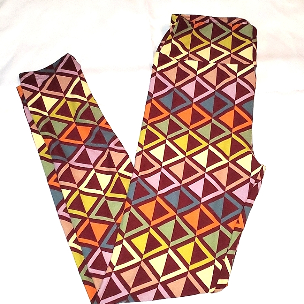 LuLaRoe Leggings Geometric Triangles | One Size